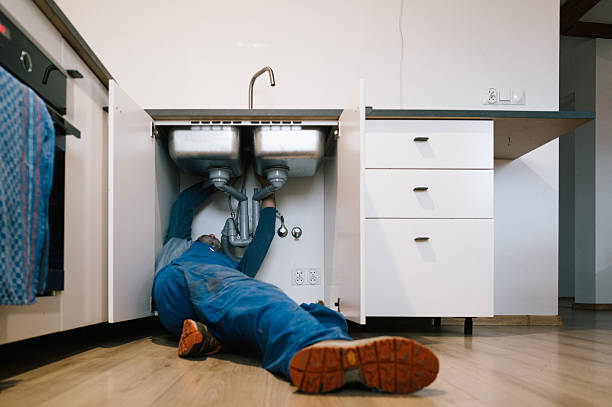 Professional Drain Cleaning technician working in Cropwell, AL